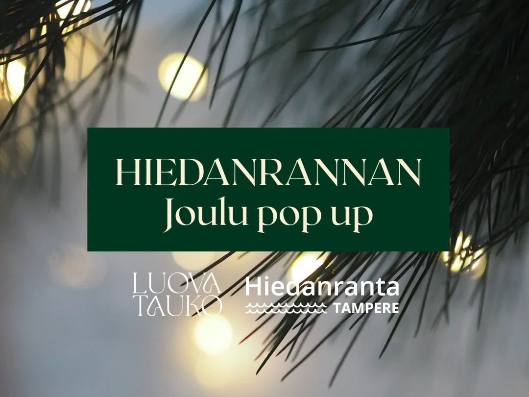 hiedanranna joulu pop-up tapahtuman kuvituskuva