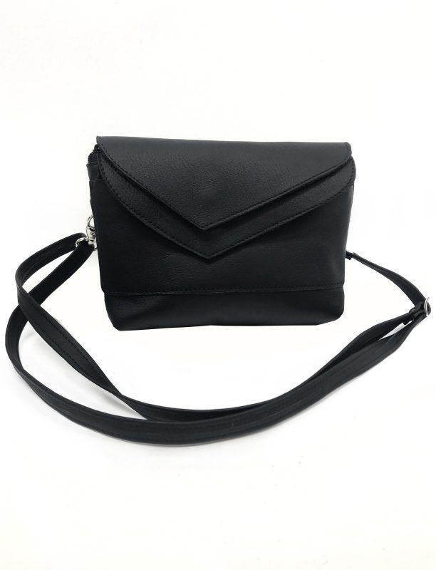 musta busy hip bag laukku